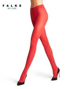 Falke Pure Matt 50 DEN Tights Naisten Tights Punainen | 17692QYWB