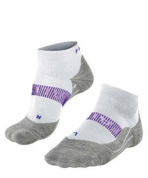 Falke RU4 Endurance Cool Short Running Short sock Naisten Sports Socks Valkoinen | 93172BQYD