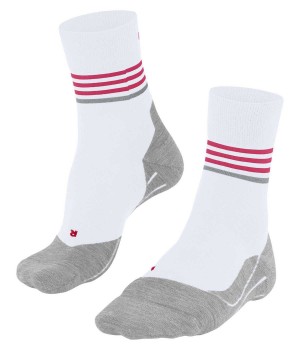 Falke RU4 Endurance Reflect Running Socks Naisten Sports Socks Valkoinen | 45731WVMO