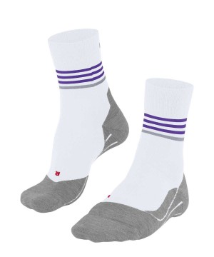 Falke RU4 Endurance Reflect Running Socks Naisten Sports Socks Valkoinen | 21963JAOB