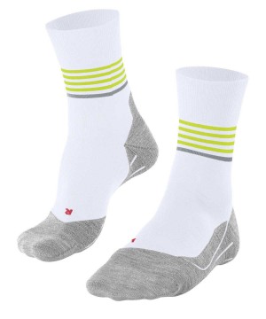 Falke RU4 Endurance Reflect Running Socks Miesten Sukat Valkoinen | 58639JQBN