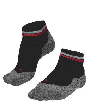 Falke RU4 Endurance Short Reflect Running Short sock Naisten Sports Socks Mustat | 64389DJZU