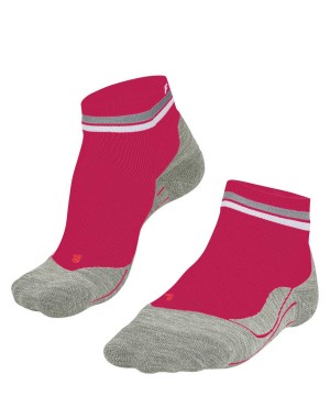 Falke RU4 Endurance Short Reflect Running Short sock Naisten Sports Socks Punainen | 89261KZDO