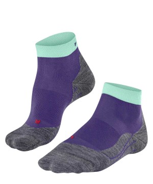 Falke RU4 Endurance Short Running Short sock Naisten Sports Socks Violetit | 68290CWYJ