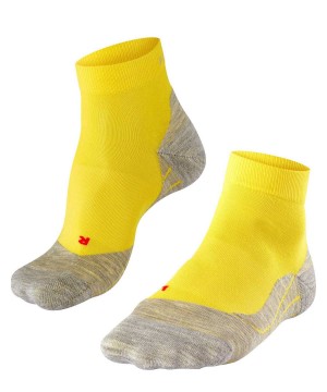 Falke RU4 Endurance Short Running Short sock Miesten Sukat Keltainen | 75180KRVQ