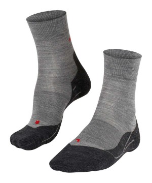 Falke RU4 Endurance Wool Running Socks Naisten Sports Socks Harmaat | 83704AXIB