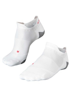 Falke RU5 Race Invisible Running Invisibles Miesten No Show Socks Valkoinen | 57043HPYK