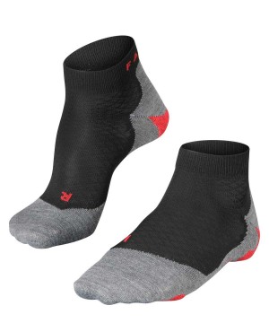 Falke RU5 Race Short Running Short sock Naisten Sports Socks Mustat | 02478AIDH