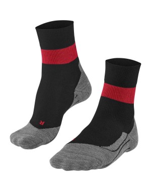 Falke RU Compression Stabilizing Running Socks Naisten Sports Socks Mustat | 38054UKGI