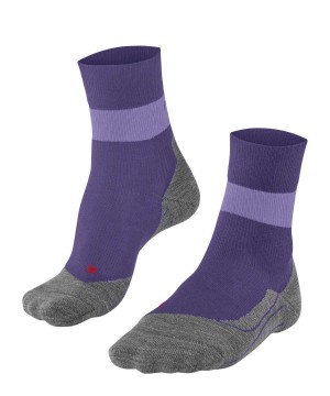 Falke RU Compression Stabilizing Running Socks Naisten Sports Socks Violetit | 42830SNKE