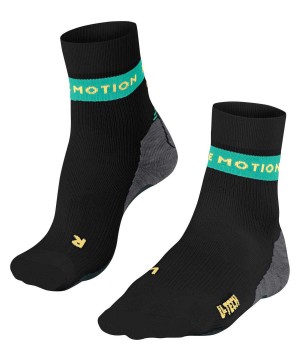 Falke RU True Motion Aion Running Socks Naisten Sports Socks Mustat | 39578REFK