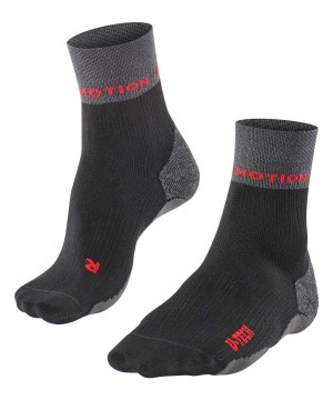 Falke RU True Motion Nevos Running Socks Miesten Sukat Mustat | 25619KQAF