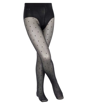 Falke Romantic Dot Tights Lasten Tights Mustat | 09825PRIL