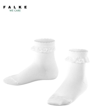 Falke Romantic Lace Socks Lasten Sukat Valkoinen | 75408EPVB