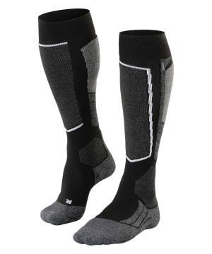 Falke SK2 Intermediate Cashmere Skiing Knee-high Socks Miesten Sukat Mustat | 13457TERW