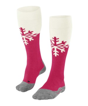 Falke SK2 Intermediate Skiing Knee-high Socks Naisten Sports Socks Punainen | 43509RHSY