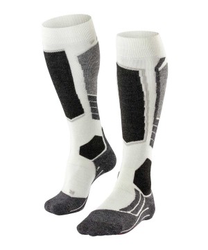 Falke SK2 Intermediate Skiing Knee-high Socks Naisten Sports Socks Valkoinen | 64710JRDE