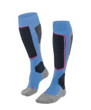 Falke SK2 Intermediate Vegan Skiing Knee-high Socks Naisten Sports Socks Sininen | 92856RDFO