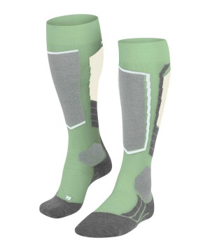 Falke SK2 Intermediate Wool Skiing Knee-high Socks Naisten Sports Socks Vihreä | 12460TECQ