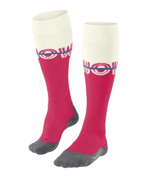 Falke SK4 Advanced Skiing Knee-high Socks Naisten Sports Socks Punainen | 59603NEIU