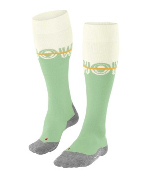 Falke SK4 Advanced Skiing Knee-high Socks Naisten Sports Socks Vihreä | 70845MUFA