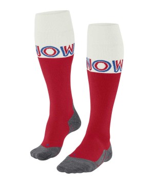 Falke SK4 Advanced Skiing Knee-high Socks Miesten Sukat Punainen | 63429MLJC