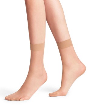 Falke Seidenglatt 15 DEN Ankle socks Naisten Sukat Beige | 61389IXAZ