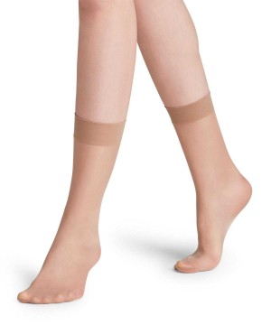 Falke Seidenglatt 15 DEN Ankle socks Naisten Sukat Beige | 89526DIQA