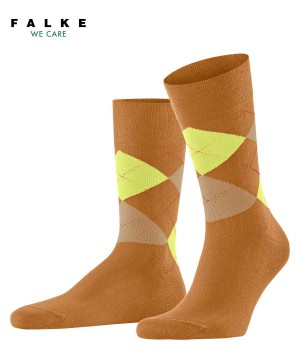 Falke Sensitive Argyle Socks Miesten Sukat Oranssi | 52187NTEJ