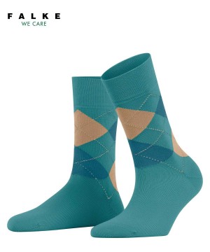 Falke Sensitive Argyle Socks Naisten Sukat Sininen | 92418CRMU