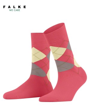 Falke Sensitive Argyle Socks Naisten Sukat Punainen | 71390GIDH