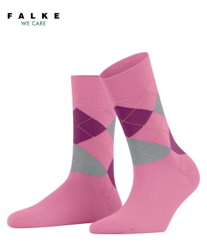 Falke Sensitive Argyle Socks Naisten Sukat Punainen | 85246KCIR