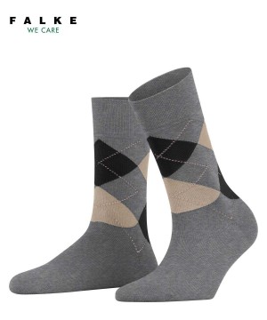 Falke Sensitive Argyle Socks Naisten Sukat Harmaat | 89547LYBM