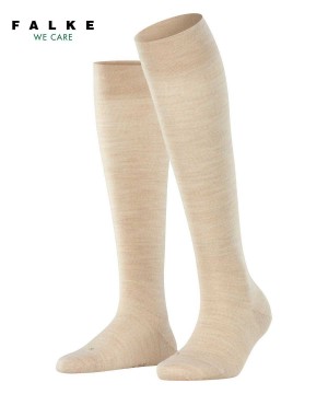 Falke Sensitive Berlin Knee-high Socks Naisten Sukat Beige | 03278GMWK