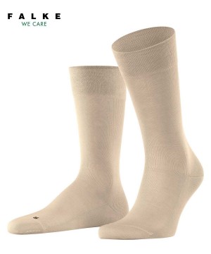 Falke Sensitive Malaga Socks Miesten Sukat Beige | 61243XUVN