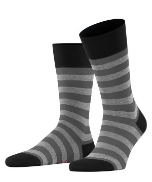 Falke Sensitive Mapped Line Socks Miesten Sukat Mustat | 68512OBJS