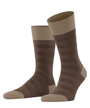 Falke Sensitive Mapped Line Socks Miesten Sukat Ruskea | 20765QBRY