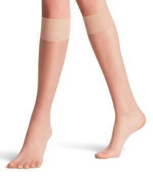 Falke Shelina 12 DEN Knee-high Socks Naisten Sukat Beige | 90153DYRE