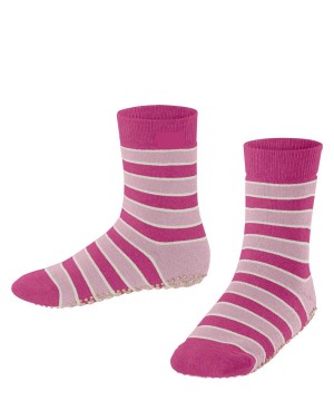 Falke Simple Stripes House socks Lasten Sukat Pinkki | 69751WFOG