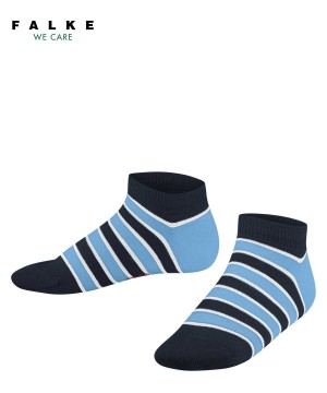 Falke Simple Stripes Sneaker socks Lasten Sukat Sininen | 30582APLZ