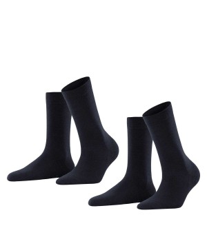 Falke Softmerino 2-Pack Socks Naisten Sukat Sininen | 16784BHLR