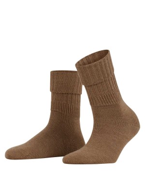 Falke Striggings Rib Boot socks Naisten Sukat Ruskea | 15340XECD