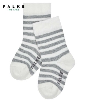 Falke Stripe Socks Vauvan Sukat Valkoinen | 60297TSPO