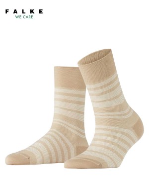 Falke Sunset Stripe Socks Naisten Sukat Beige | 56092PEJK