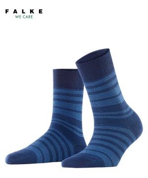 Falke Sunset Stripe Socks Naisten Sukat Sininen | 80542CJSK