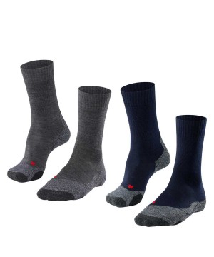 Falke TK2 Explore 2-Pack Socks Naisten Sports Socks Multicolored | 40968CUVB