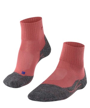 Falke TK2 Explore Cool Short Trekking Short sock Naisten Sports Socks Punainen | 78150UDQT