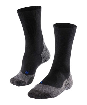 Falke TK2 Explore Cool Trekking Socks Miesten Sukat Mustat | 15837DFOU