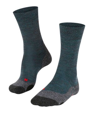 Falke TK2 Explore Melange Trekking Socks Miesten Sukat Vihreä | 47201SMYL