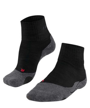 Falke TK2 Explore Short Trekking Short sock Naisten Sports Socks Mustat | 80215RFXE